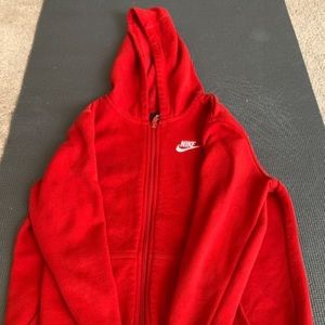 Red Nike Jacket Kid’s Large